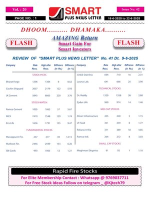 Smart Plus News Letter - Magazine